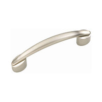 Hickory Hardware Luna Contemporary Bar Cabinet Pull 3 in. & 3-3/4 in. Satin Nickel 10 pk (Pack of 10)