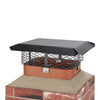 HY-C Shelter various in. Powder Coated Steel Chimney Cover