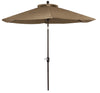 Living Accents 8401697 9' Tan Tiltable Living Accents Patio Umbrella