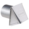 DeFlect-O  7 in. Dia. Aluminum  Wall Cap With Damper