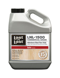 Last N Last Satin Clear Waterborne Wood Finish 1 gal