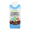 Orgain Organic Vegan Nutritional Shakes - Smooth Chocolate - Case of 12 - 11 Fl oz.