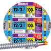 Southwire Armorlite 100 ft. 12/3 Solid Aluminum Armored MC Cable