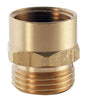 PlumbCraft Brass 3/4 in. D X 3/4 in. D Hose Adapter 1 pk