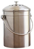 Natural Home Products WP77 1-3/10 Gallon Stainless Steel Compost Bin With Filter (Pack of 2)