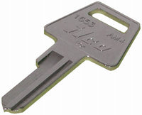 Ilco Nickel/Brass American Lockset Key Blank (Pack of 10)