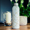 Quokka Stainless Steel Water Bottle Solid Kintsugi 21 oz (630 ml), Wide mouth, vacuum insulated, leak proof. Perfect for sports, gym travel, hiking, cycling