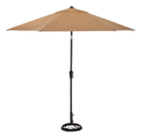 Living Accents  9 ft. Tiltable Beige  Patio  Umbrella