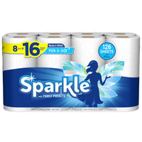 Sparkle Paper Towels 126 sheet 2 ply 8 pk