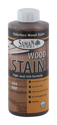 Saman Semi-Transparent Hop Water-Based Wood Stain 12 oz (Pack of 12).