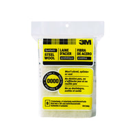 3M 0000 Grade Super Fine Steel Wool Pad 6 pk