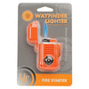 UST Brands Wayfinder Orange Wind-Resistant Butane Lighter 2.38 L in. with Compass