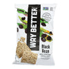 Way Better Snacks Tortilla Chips - Black Bean - Case of 12 - 5.5 oz.