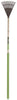 Ames Floral Shrub 55.5 in. 15 Tine Poly Rake Wood Handle