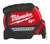 Milwaukee  16 ft. L x 1 in. W Compact Wide Blade  Magnetic Tape Measure  Black/Red  1 pk