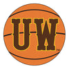 University of Wyoming Basketball Rug - 27in. Diameter