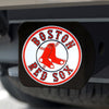 MLB - Boston Red Sox Black Metal Hitch Cover - 3D Color Emblem