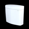 TOTO® Aquia IV® Cube Dual Flush 1.28 and 0.8 GPF Toilet Tank Only with WASHLET®+ Auto Flush Compatibility, Cotton White - ST436EMA#01