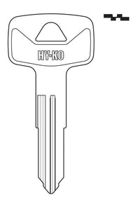 Hy-Ko Traditional Key Motorcycle Key Blank Double sided For Yamaha (Pack of 10)