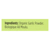 Spicely Organics - Organic Garlic Powder - Case of 6 - 0.4 oz.