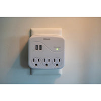 Woods Grounded 3 outlets Surge Tap Surge Protection 1 pk