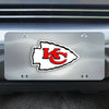 NFL - Kansas City Chiefs 3D Stainless Steel License Plate