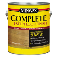 Minwax Complete Satin Autumn Wheat Water-Based All-in-One Stain and Finish 1 gal. (Pack of 2)