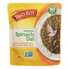 Tasty Bite Entree - Indian Cuisine - Spinach Dal - Indian - 10 oz - case of 6