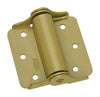 National Hardware BakEnamel 3 in. L Brass-Plated Spring Hinge (Pack of 2)