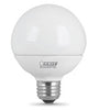 Feit Electric G25 E26 (Medium) LED Bulb Warm White 40 Watt Equivalence 3 pk