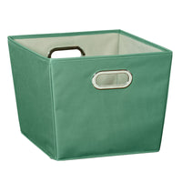 Honey-Can-Do Green Fabric Storage Bin 11 in. H X 15.75 in. W X 13 in. D