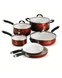 Ceramica 10 Pc Ceramic Cookware Set - Metallic Copper