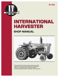 Tractor Shop Manual, International Harvester Gas or Diesel Models