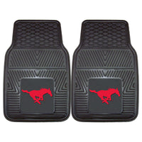 Southern Methodist University Heavy Duty Car Mat Set - 2 Pieces