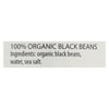 Bioitalia Black Beans - Case of 12 - 14 oz.