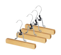 Whitmor 6-1/2 in. H X 1 in. W X 9 in. L Wood Brown Slack Hanger 4 pk