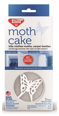 Enoz Moth Balls 2 oz. - Total Qty: 4; Each Pack Qty: 3; Total