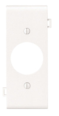 Leviton Center Section White 1 gang Nylon Receptacle Wall Plate 1 pk