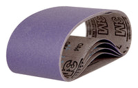 3M 24 inch in. L x 4 in. W Ceramic Sanding Belt 100 Grit Medium 5 pc. (Pack of 5)