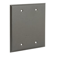 Bell Square Aluminum 2 gang Weatherproof Cover