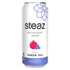 Steaz Lightly Sweetened Green Tea - Blueberry Pomegranate - Case of 12 - 16 Fl oz.