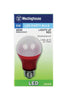 Westinghouse  A19  E26 (Medium)  LED Bulb  Red  40 Watt Equivalence 1 pk