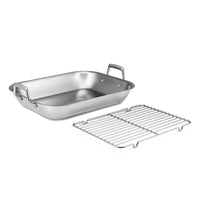 18.75 in Prima Stainless Steel Roasting Pan - Includes Basting Rack