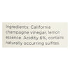 O Olive Oil Citrus Champagne Vinegar - Case of 6 - 10.1 FZ