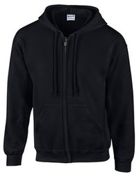 MED BLK Full Zip Hoody (Pack of 2)