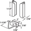 Prime-Line Mill Aluminum 7/16 in. W X 7/16 in. L Window Frame Fasteners 1 pk