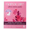 Natracare  Ultra Extra Pads w/wings - Long - 8 Count