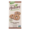 Back To Nature Cookies - Fudge Striped Shortbread - 8.5 oz - case of 6