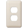 Amerelle Devon Almond 2 gang Stamped Steel Duplex Wall Plate 1 pk