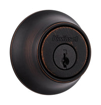 Kwikset  Venetian Bronze  Metal  Deadbolt